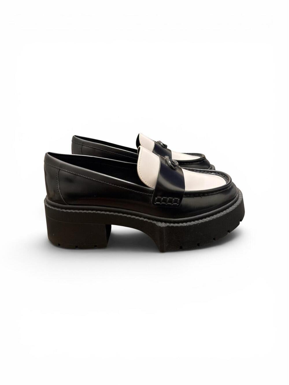 Coach Women's Leah Patent Slip On Loafer Flats - Picture 3 of 6